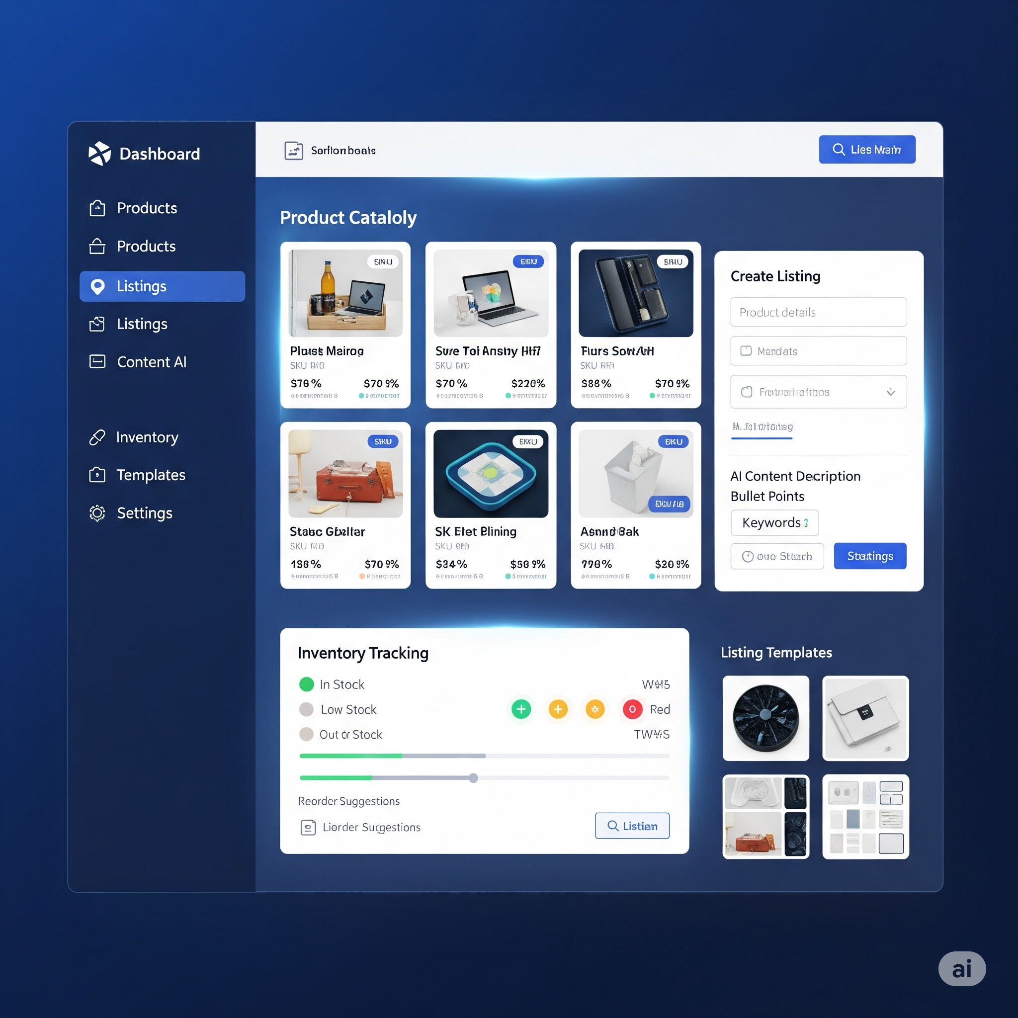 ECommCortex Product Dashboard